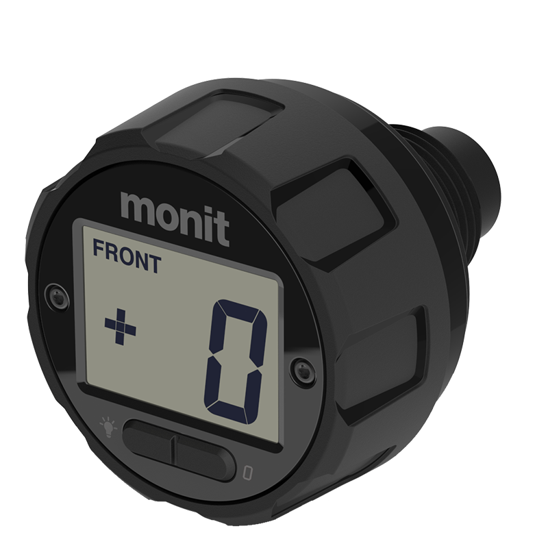 Monit Brake Bias Adjuster Digital Bulkhead Mount Black Monit Brake Bias Adjuster Digital Bulkhead Mount Black