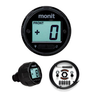 Brake Dial – Bulkhead mount, black