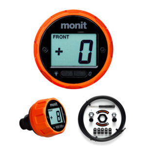 Brake Dial – Bulkhead mount, orange
